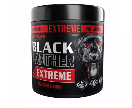 Activlab Black Panther Extreme 300 g, Фасовка: 300 g, Смак: Multifruit / Мультифрукт, image 
