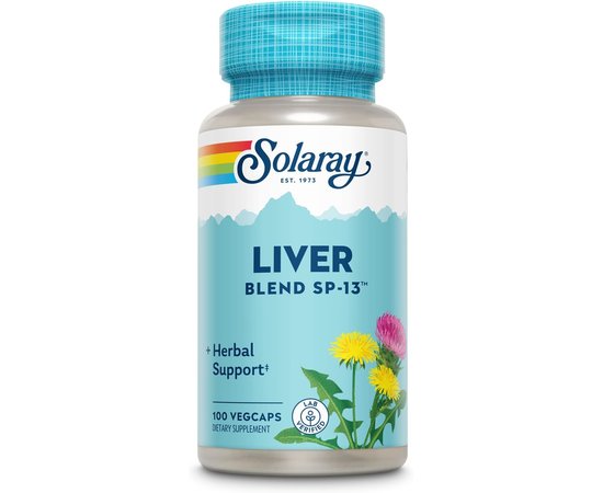 Solaray Liver Blend SP-13 100 caps, image 