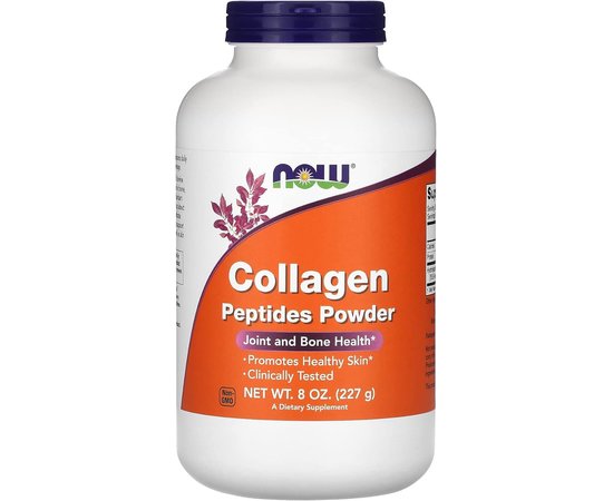 NOW Collagen peptides powder 227g, NOW Collagen peptides powder 227g  в интернет магазине Mega Mass