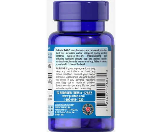 Puritan's Pride Hyaluronic Acid 100 mg 30 caps, Фасовка: 30 caps, Puritan's Pride Hyaluronic Acid 100 mg 30 caps, Фасовка: 30 caps , изображение 3 в интернет магазине Mega Mass