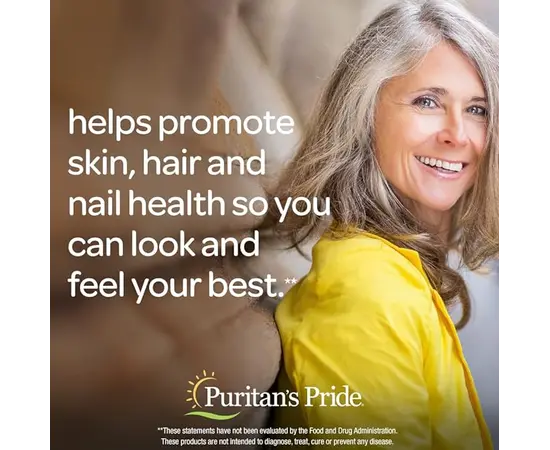 Puritan's Pride Biotin (10,000 mcg) 50 softgels, Фасування: 50 softgels, image , зображення 6