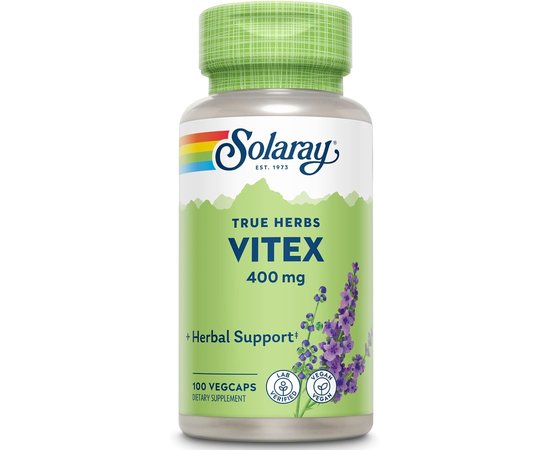 Solaray Vitex 400 mg 100 caps, Solaray Vitex 400 mg 100 caps  в интернет магазине Mega Mass