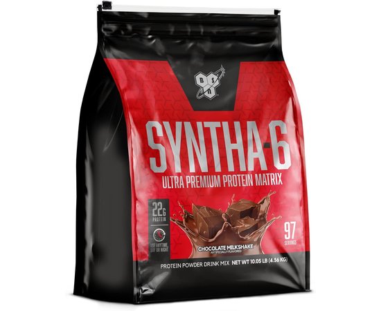 BSN Syntha-6 4500 g, Фасовка: 4500 g, Смак: Chocolate Milkshake / Шоколадний Мілкшейк, image 