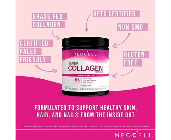 Neocell Super Collagen Type 1&3 (200 g), Neocell Super Collagen Type 1&3 (200 g) , изображение 4 в интернет магазине Mega Mass