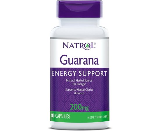 Natrol Guarana 200 mg 90 caps, image 