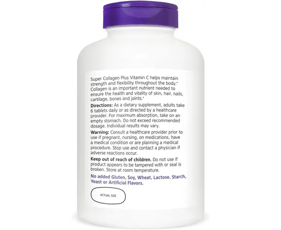 21st Century Collagen Plus Vitamin C 6000 mg 180 tabs, 21st Century Collagen Plus Vitamin C 6000 mg 180 tabs , изображение 3 в интернет магазине Mega Mass