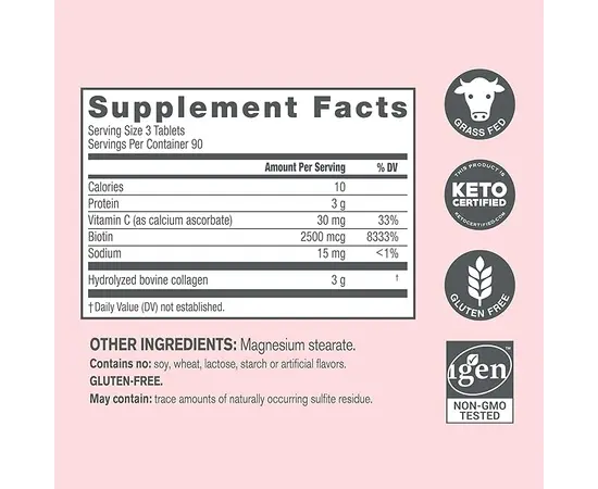 Neo Cell Super Collagen + C + Biotin 180 tabs, Neo Cell Super Collagen + C + Biotin 180 tabs , изображение 3 в интернет магазине Mega Mass