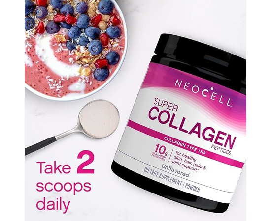 Neocell Super Collagen Type 1&3 (200 g), Neocell Super Collagen Type 1&3 (200 g) , изображение 6 в интернет магазине Mega Mass