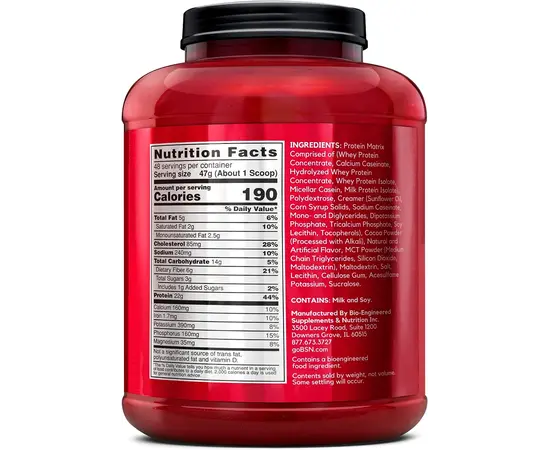BSN Syntha-6 2270 g, Фасування: 2270 g, Смак: Сhocolate Cake Batter / Шоколадний Кекс, image , зображення 2