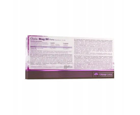 Olimp Chela-Mag B6 Forte 60 caps, Olimp Chela-Mag B6 Forte 60 caps , изображение 2 в интернет магазине Mega Mass