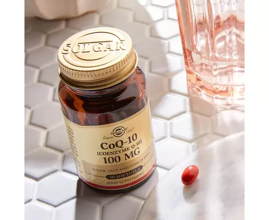 Solgar CoQ-10 100 mg 30 sofgels, image , зображення 3