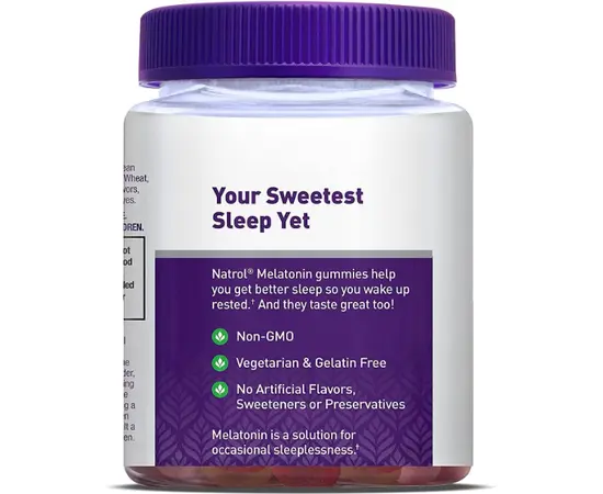 Natrol Melatonin 10mg 90 gummies, image , зображення 2