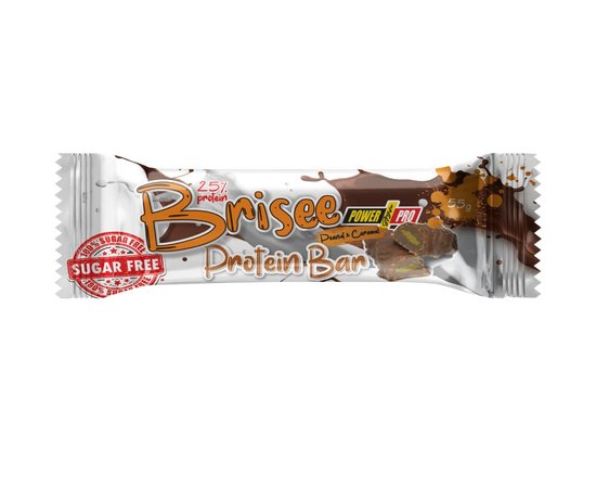Power Pro Brisee 25%, Фасовка: 55 g, Смак: Арахіс карамель / Peanut caramel, image 