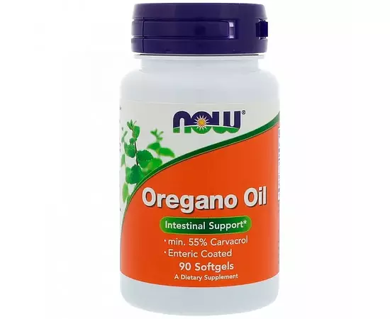 NOW Oregano Oil 90 softgels, image 