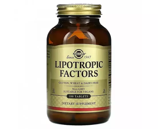 Solgar Lipotropic Factors 100 tabs, image 