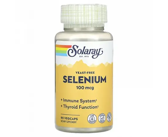 Solaray Selenium 100 mcg 90 caps, Solaray Selenium 100 mcg 90 caps  в интернет магазине Mega Mass