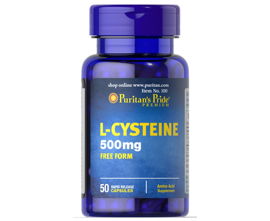 Puritan's Pride L-Cysteine 500 mg 50 caps, image 