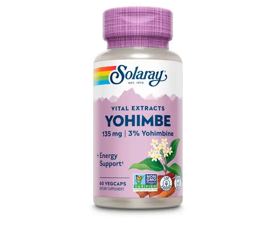 Solaray Yohimbe 135 mg 60 caps, Solaray Yohimbe 135 mg 60 caps  в интернет магазине Mega Mass