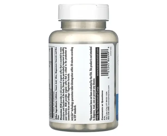 KAL MSM 1000 mg 80 tab, KAL MSM 1000 mg 80 tab , изображение 4 в интернет магазине Mega Mass