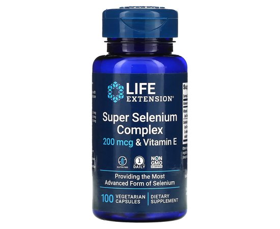 Life Extension Super Selenium Complex 200 mcg 100 caps, image 