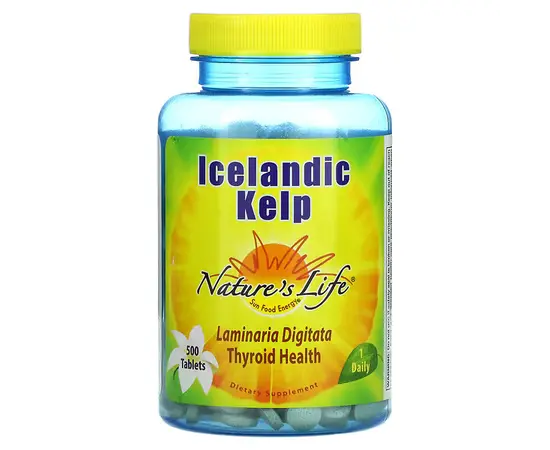 Nature's Life Icelandic Kelp 500 tabs, image 