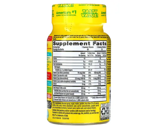 L'il Critters Omega-3 60 gummies, Фасовка: 60 gummies, L'il Critters Omega-3 60 gummies, Фасовка: 60 gummies , изображение 2 в интернет магазине Mega Mass