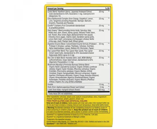 Nature's Way Alive Women's Ultra Potency Complete Multivitamin 60 tabs, image , зображення 4