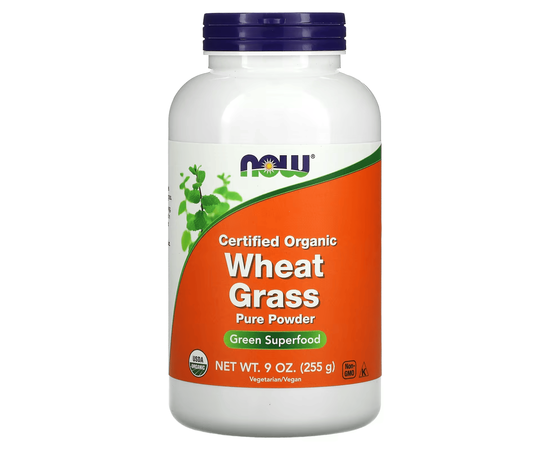 NOW Wheat Grass 255 g, NOW Wheat Grass 255 g  в интернет магазине Mega Mass