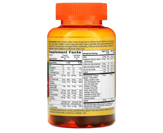 Nature's Way Alive Kids Multivitamin 60 gummies Cherry, Orange, Grape, Фасування: 60 gummies, Смак: Cherry, Orange, Grape / Вишня, Апельсин, Виноград, image , зображення 2