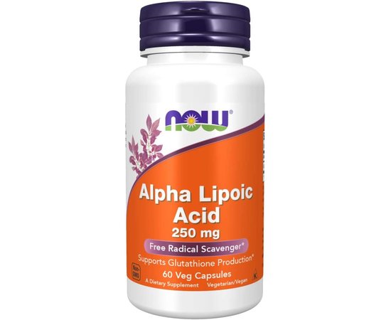 NOW Alpha Lipoic Acid 250 mg 60 caps, NOW Alpha Lipoic Acid 250 mg 60 caps  в интернет магазине Mega Mass