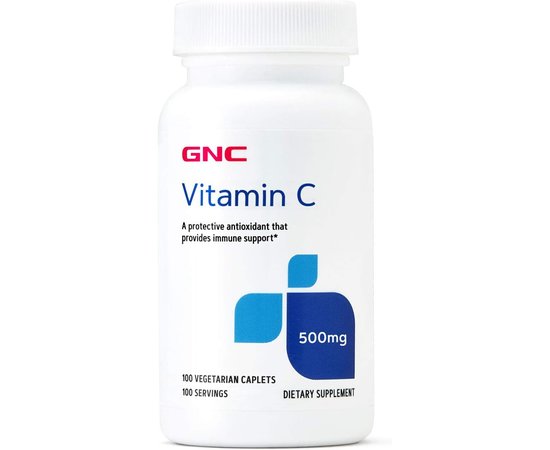 GNC Vitamin C-500 100 tabs, Фасовка: 100 tabs, Концентрация: 500 mg, Коцентрація: 500 mg, GNC Vitamin C-500 100 tabs, Фасовка: 100 tabs, Концентрация: 500 mg, Коцентрація: 500 mg  в интернет магазине Mega Mass