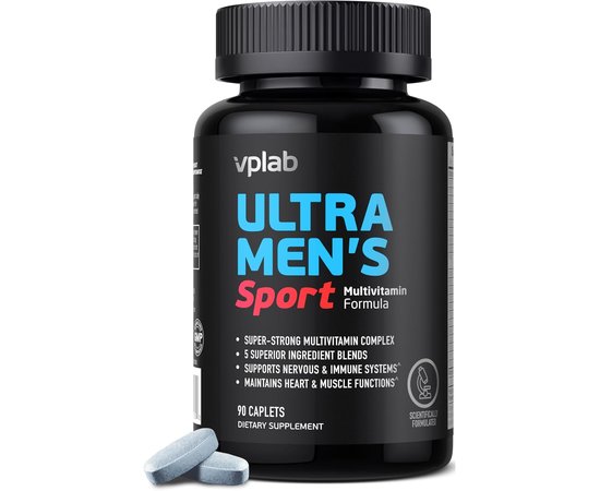 Vplab Ultra Men's Sport 90 tabs, Фасовка: 90 tabs, image , зображення 2