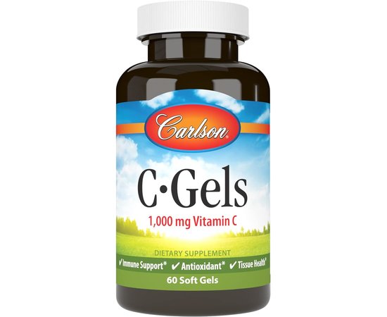 Carlson Labs C-Gel 1000 mg 60 softgels, Carlson Labs C-Gel 1000 mg 60 softgels  в интернет магазине Mega Mass