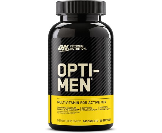 Optimum Nutrition Opti-Men, Фасовка: 240 tabs, Optimum Nutrition Opti-Men, Фасовка: 240 tabs  в интернет магазине Mega Mass