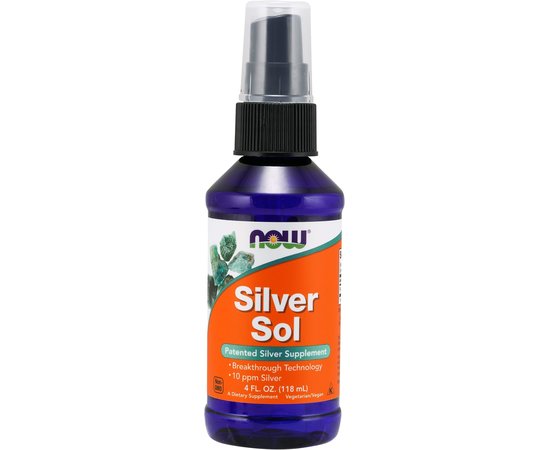 NOW Silver Sol 118 ml, NOW Silver Sol 118 ml  в интернет магазине Mega Mass
