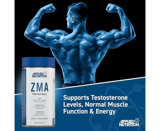 Applied Nutrition ZMA 60 caps, image , зображення 6