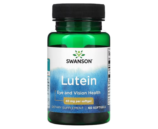 Swanson Lutein 40 mg 60 softgels, image 
