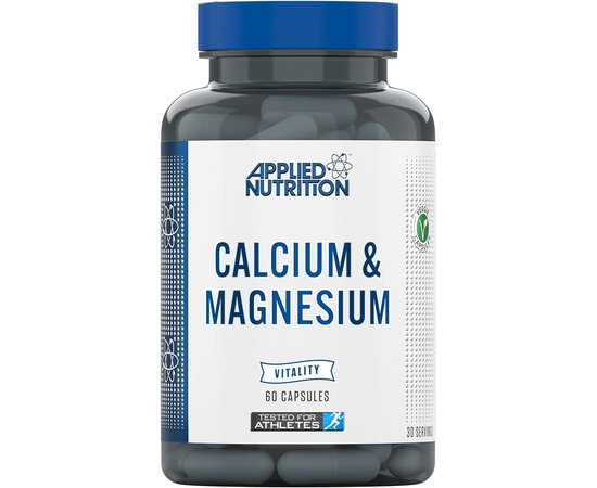 Applied Nutrition Calcium & Magnesium 60 caps, image 