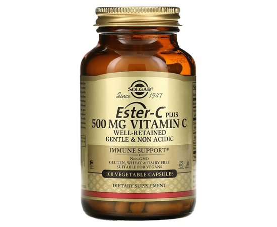 Solgar Ester-C 500 mg 100 caps, image 