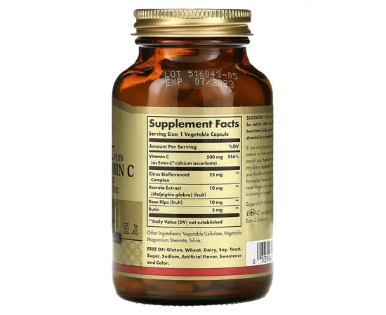 Solgar Ester-C 500 mg 100 caps, Solgar Ester-C 500 mg 100 caps , изображение 2 в интернет магазине Mega Mass