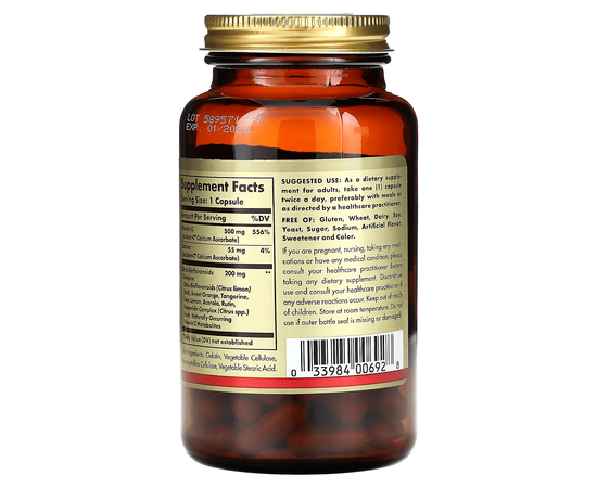 Solgar Ester-C 500 mg 90 caps, image , зображення 3