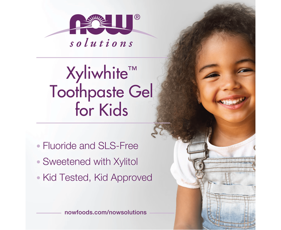 NOW Kids Xyliwhite Toothpaste Bubblegum (85 g), image , зображення 4