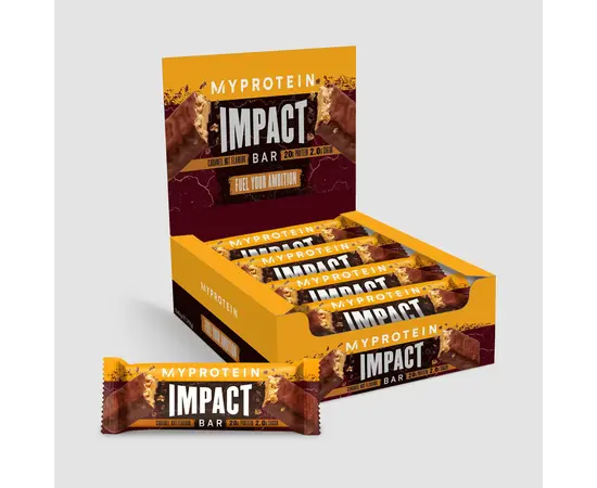Myprotein Impact Protein Bar 64 g Caramel Nut, Myprotein Impact Protein Bar 64 g Caramel Nut , изображение 3 в интернет магазине Mega Mass