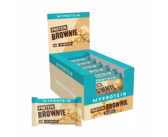 Myprotein Protein Brownie 75 g White Chocolate Chip, Myprotein Protein Brownie 75 g White Chocolate Chip , изображение 3 в интернет магазине Mega Mass