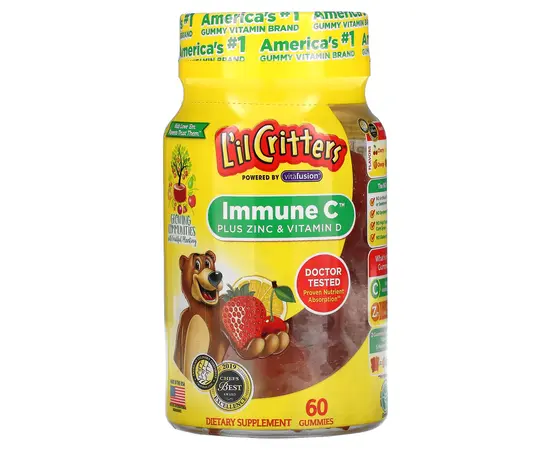 Lil Critters Immune C 60 gummies, image 