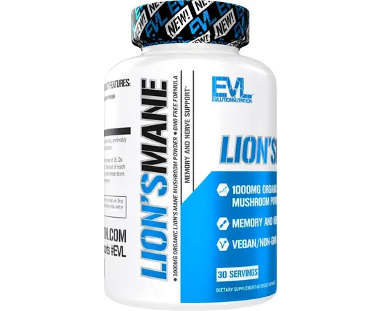 Evolution Nutrition Lion's Mane 60 caps, Фасовка: 60 caps, Evolution Nutrition Lion's Mane 60 caps, Фасовка: 60 caps , изображение 4 в интернет магазине Mega Mass