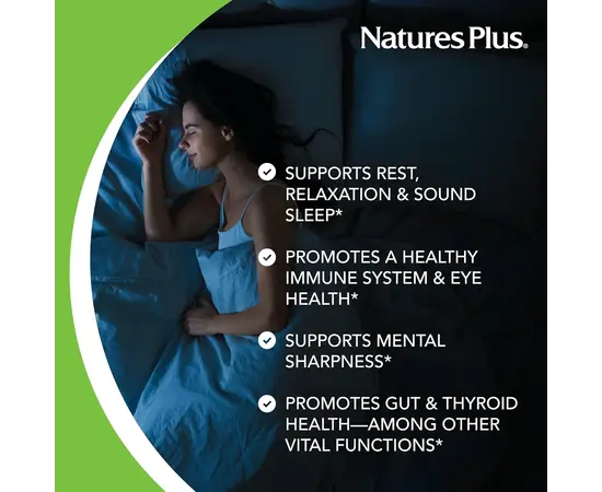 Nature's Plus Melatonin 10 mg 90 tabs, image , зображення 3