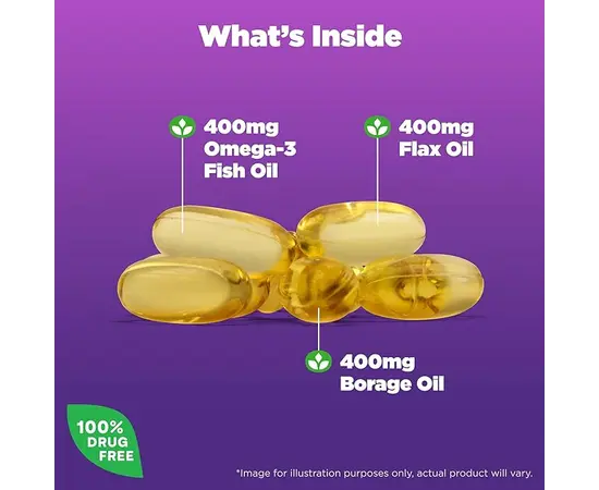 Natrol Omega 3-6-9 Complex 1200 mg 60 softgels Lemon, Фасування: 60 softgels, image , зображення 4