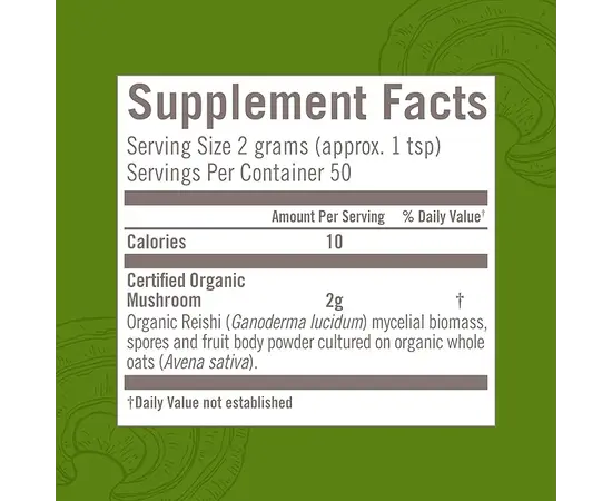 OM Reishi Mushroom Power 100 g, image , зображення 3
