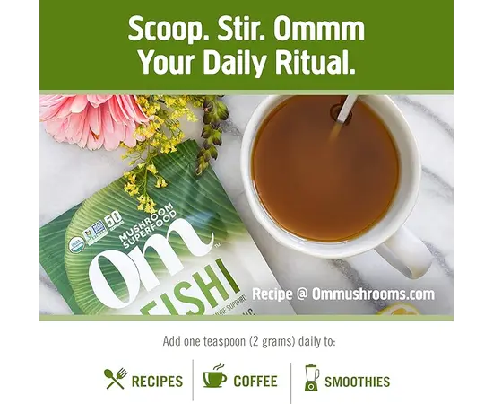 OM Reishi Mushroom Power 100 g, image , зображення 6